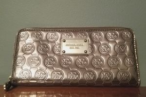 Michael Kors Mirror Metallic Continental Wallet